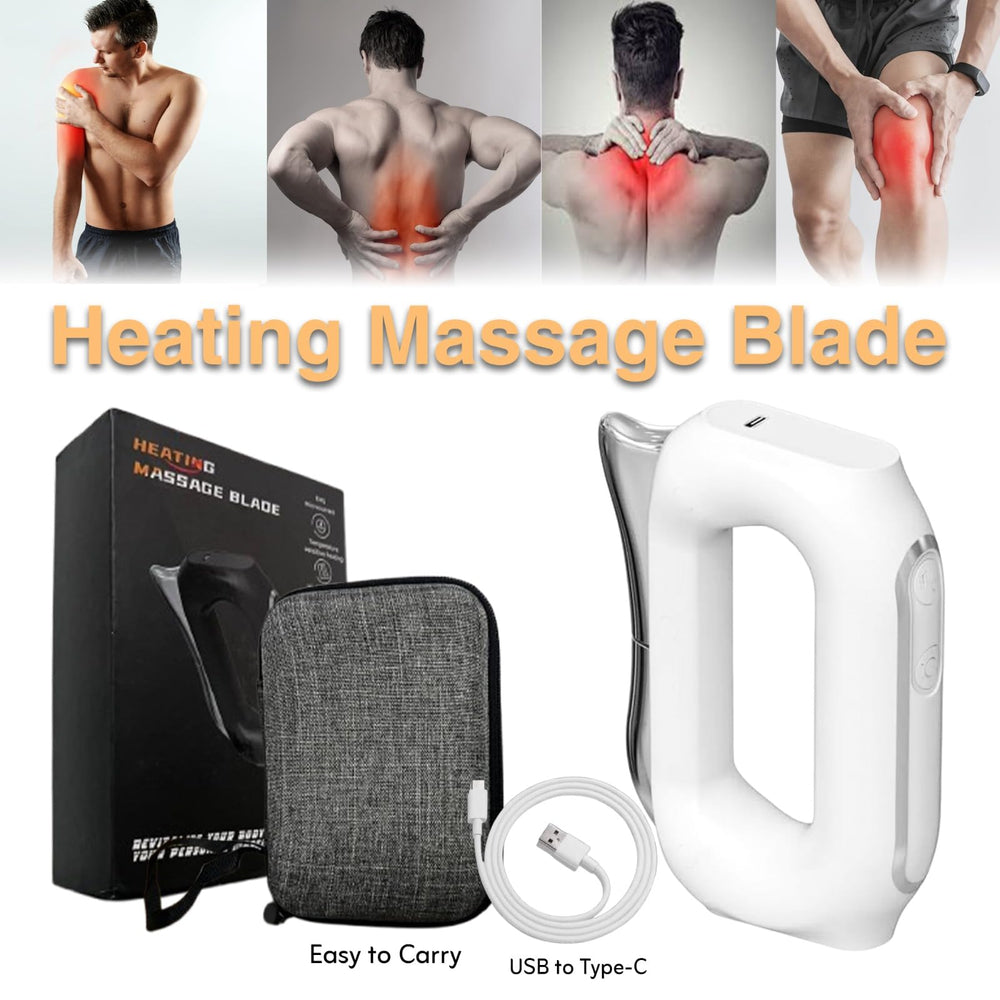 Generic Heated Muscle Scraper Tool battery indicator for long-lasting power.