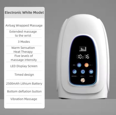 Generic Intelligence hand massager showing 7 airbags for balanced compression.