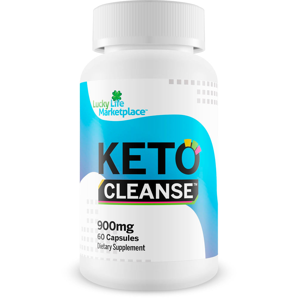 Generic Keto Cleanse bottle front shows branding for detox support.