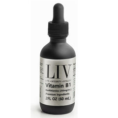 Generic LIV Vitamin B1 Liquid bottle for convenient daily metabolism support