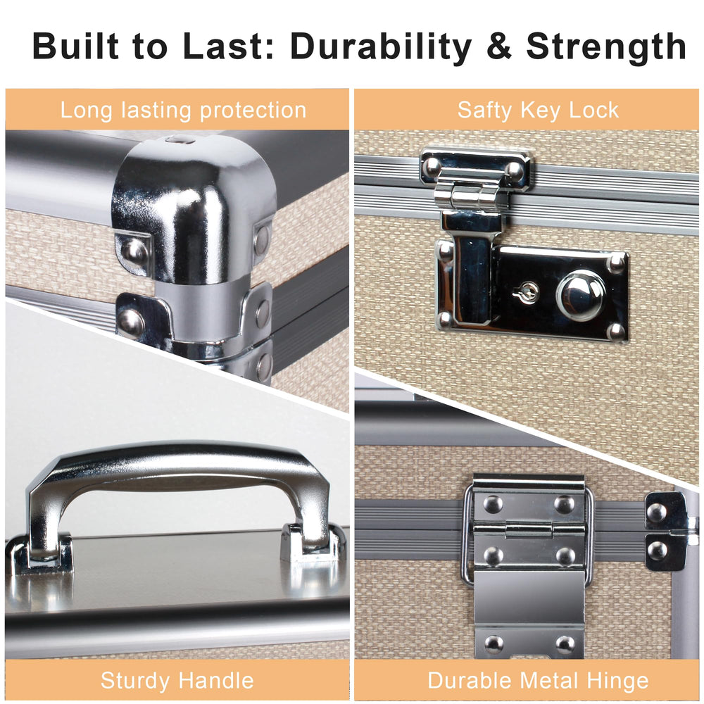 Generic Medication Lock Box durable aluminum construction provides long-lasting protection