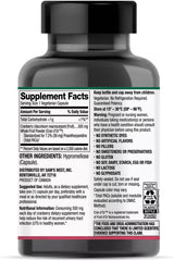 Generic Member Cranberry Supplement capsules closeup show compact 500mg dose for daily use