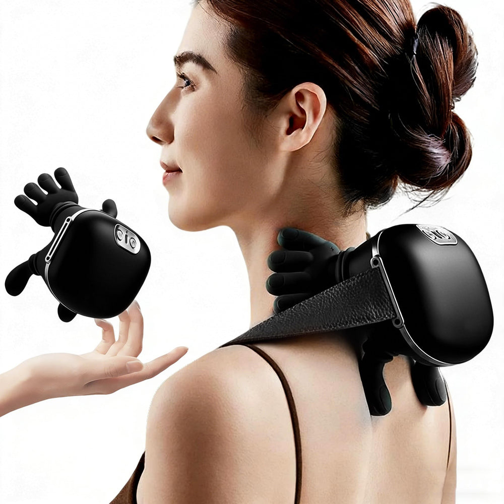 Generic neck massager with 4D kneading for neck relief and back support.