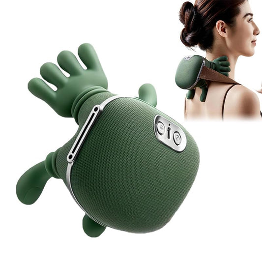 Generic neck massager with hand-like design delivers deep kneading relief
