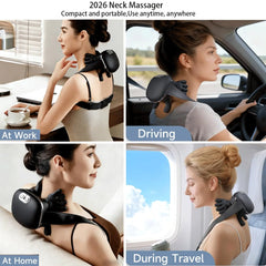 Generic Neck Massager charging via USB-C for quick, wire-free sessions.