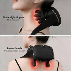 Generic neck massager warmth heating delivers soothing comfort.