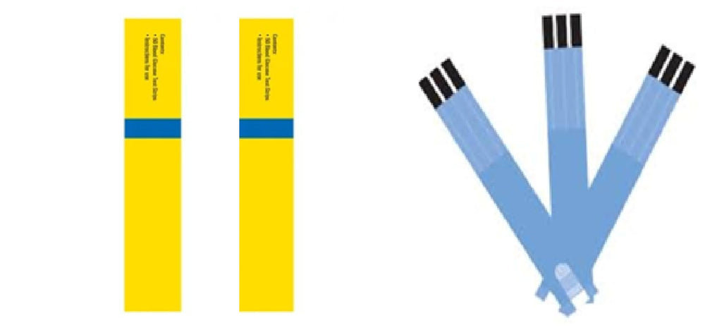 Generic Neo-compatible test strips, 100-count, for reliable home glucose monitoring.
