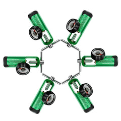 Generic oxygen regulator with durable aluminum body for rugged use