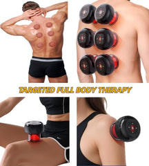 Generic Portable Electric Cupping Massage Set with 24 level suction for customized comfort