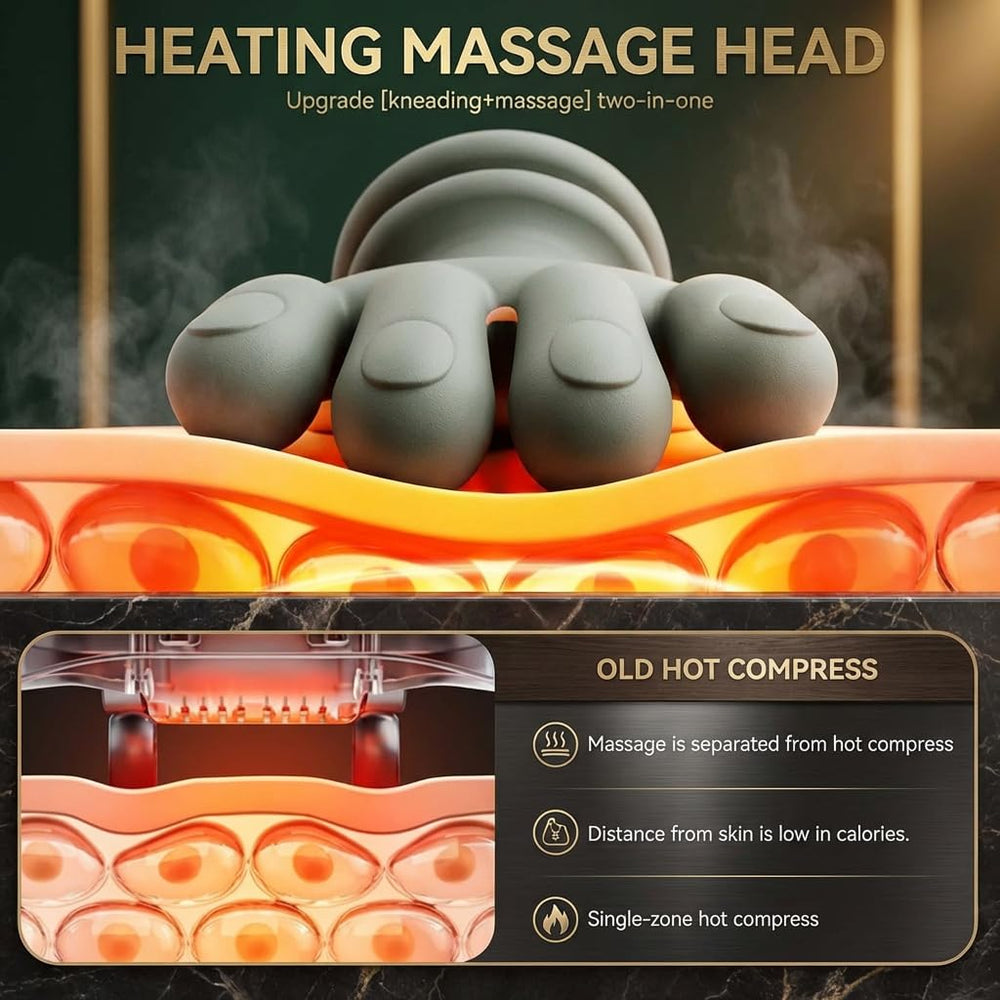 Generic portable massager shown for home or office use.