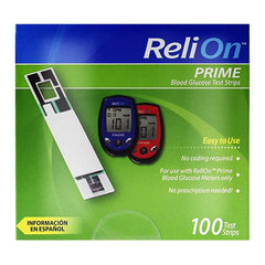 Generic Prime 100-count test strips box for simple monitoring