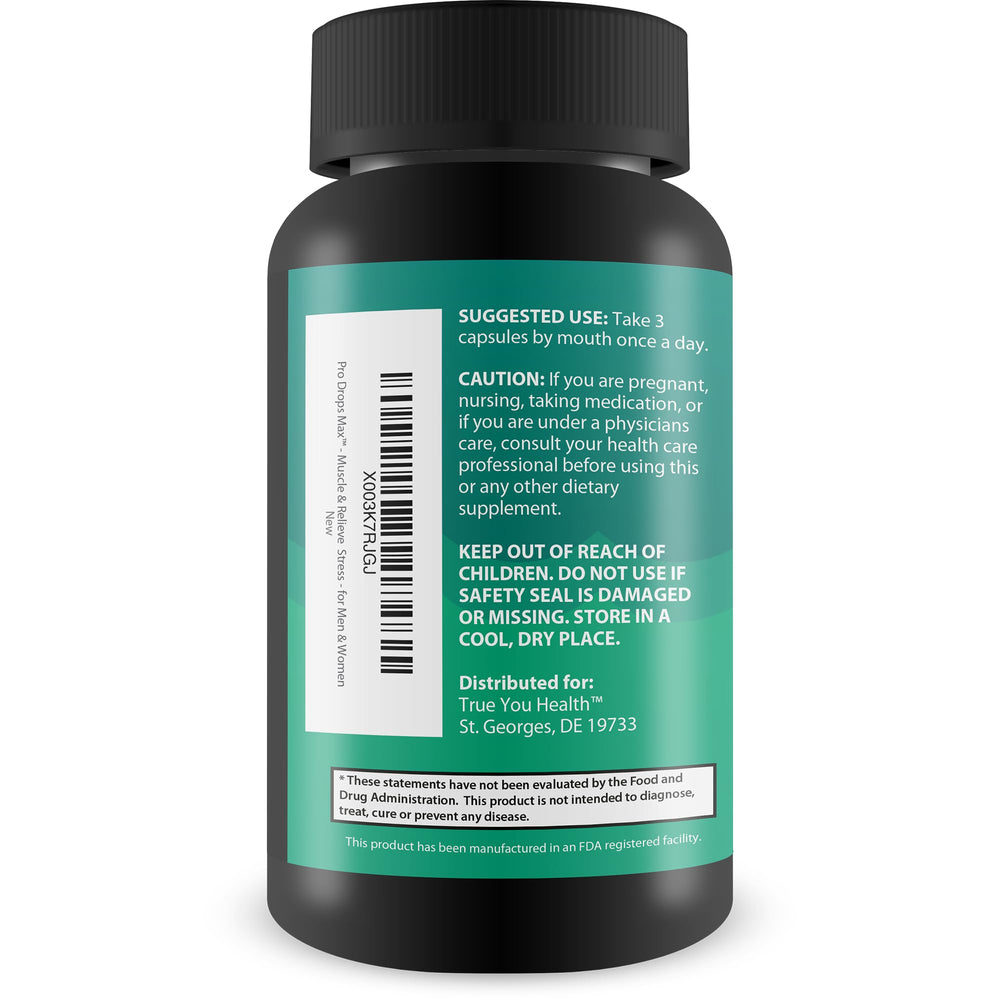 Generic Pro Drops Max ingredients scene showcases turmeric, zinc, and vitamin C.
