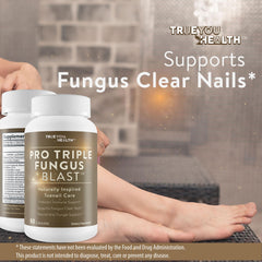 Generic Pro Triple Fungus Blast made in USA badge on packaging signals domestically produced quality.
