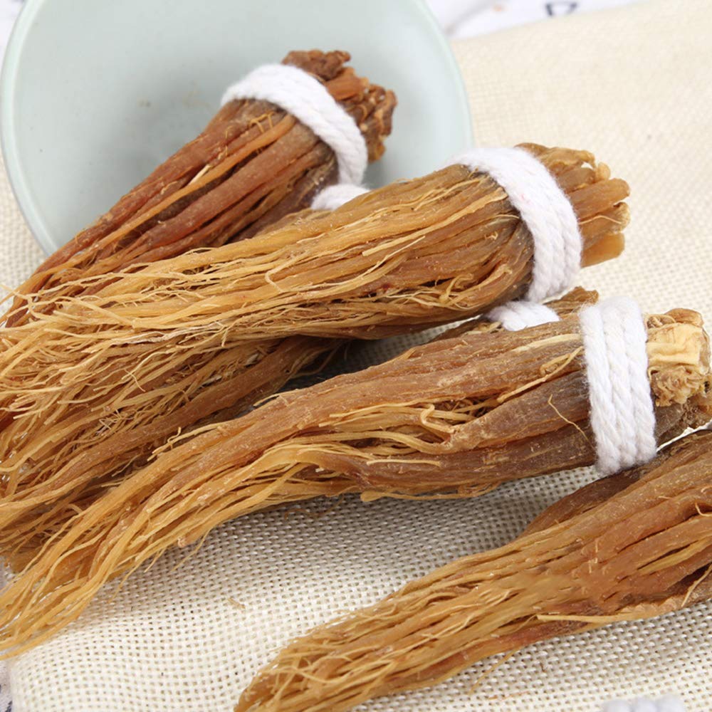 Generic Red Ginseng energy chews displayed in jar.