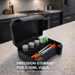 Generic snap-latch closure ensures contents stay secure during travel