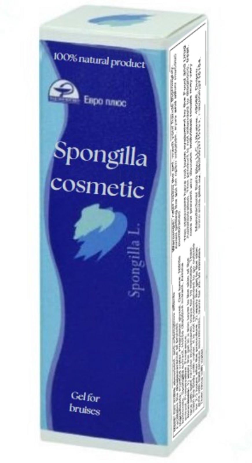Generic Spongilla body gel in circular motions for topical care and skin support.