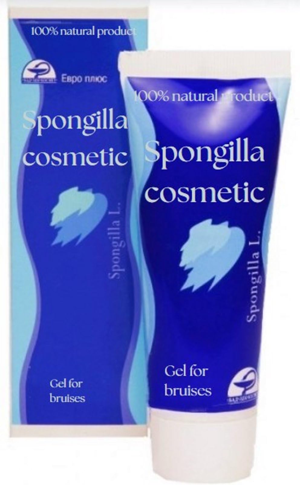 Generic Spongilla facial gel applied in gentle circular motions for bruise care and skin refreshment.
