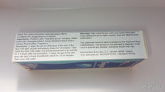 Generic Spongilla tube packaging displaying usage details and product information.