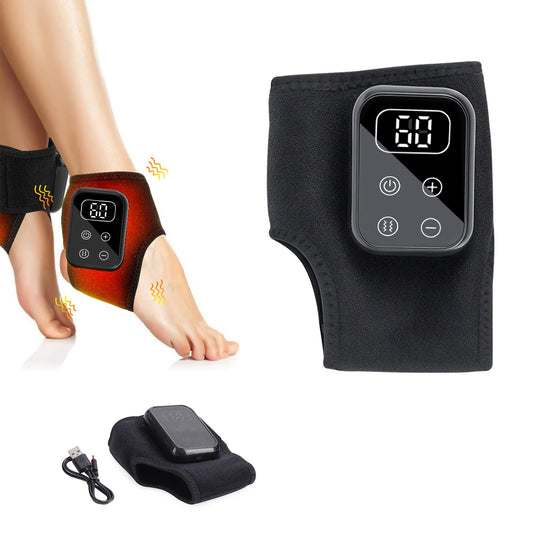 Generic Triple Method Foot Massager with Heat demonstrates soothing heat action for relaxation.