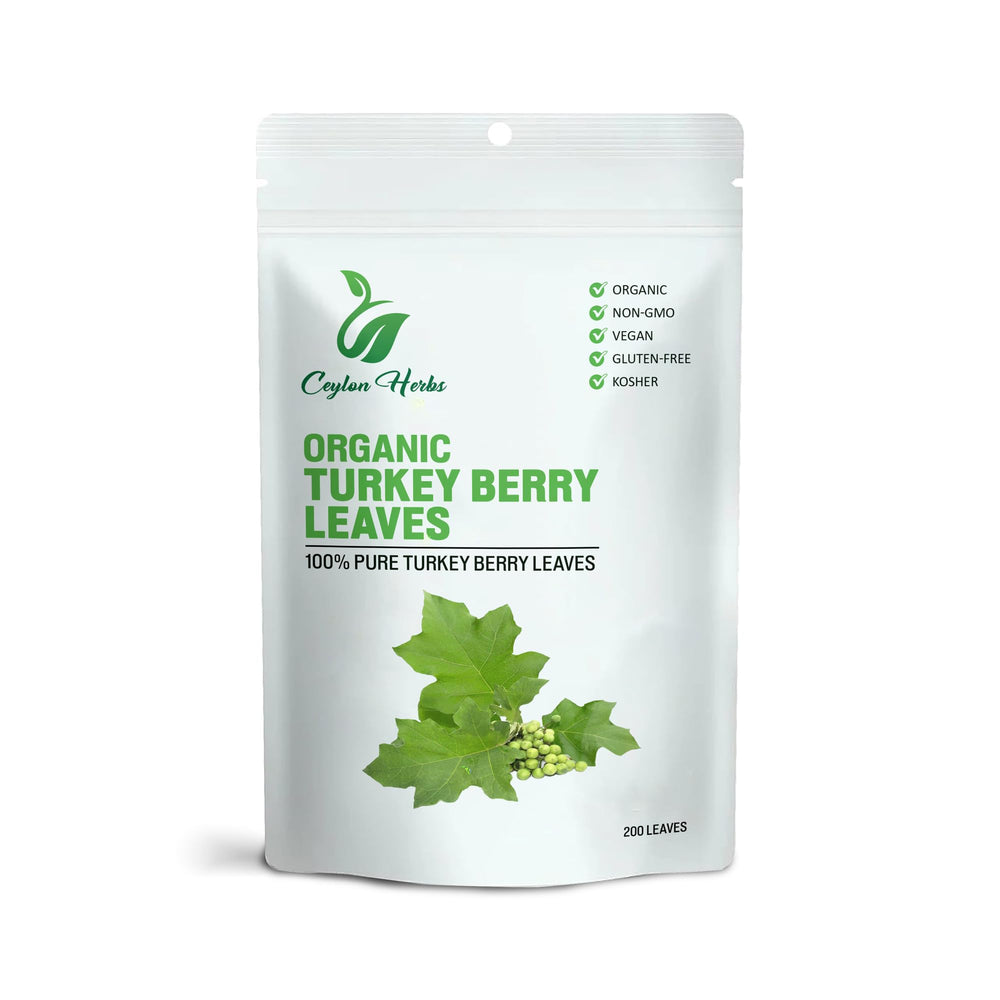 Generic Turkey Berry Leaves organic-cleaned-dried close-up highlighting natural aroma ideal for tea.