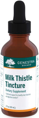 Genestra Milk Thistle Tincture bottle with dropper for easy liver support in a liquid form.