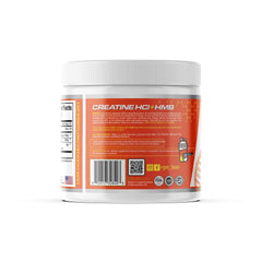 Genetic Edge Compounds Creatine HCl HMB mixing glass with water.