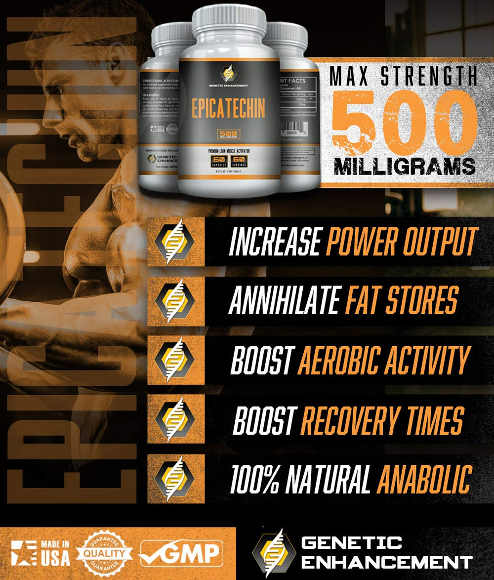Genetic Enhancement Epicatechin 30-serving jar for max strength dosing