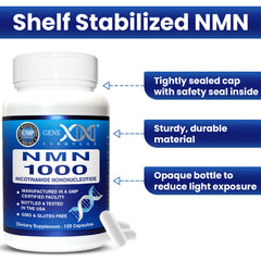 Genex Formulas NMN 1000mg COA documents confirm GMP and transparency.