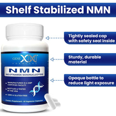 Genex Formulas NMN COA verification document for transparency