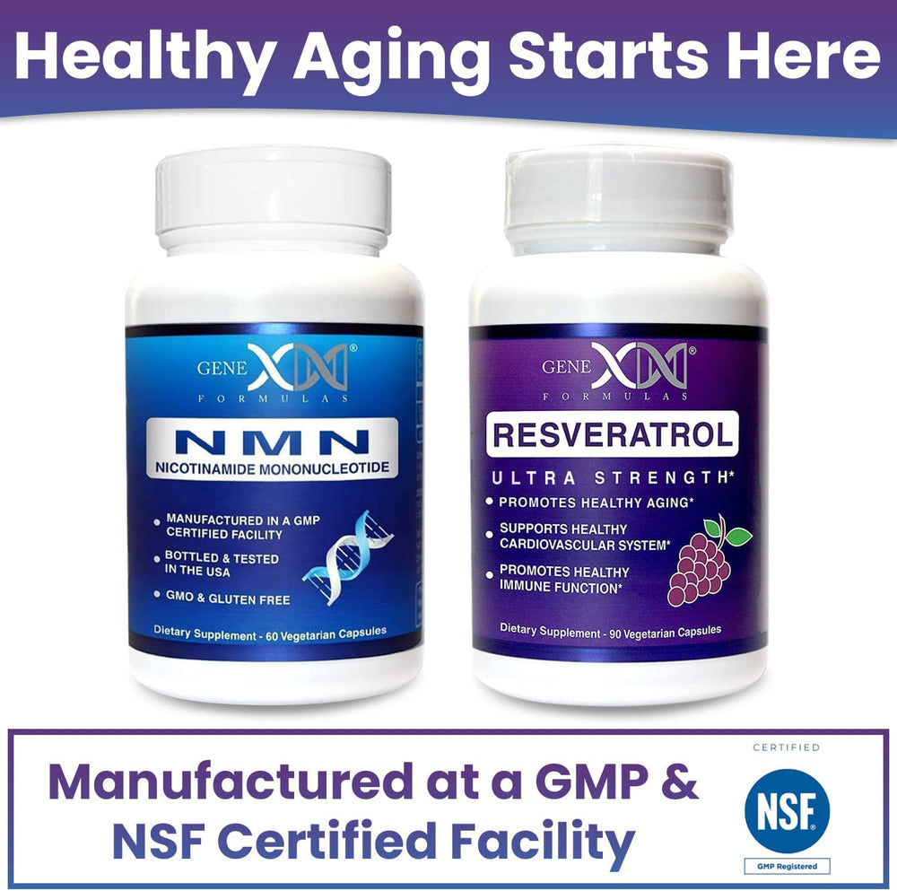 Genex Formulas NMN and Resveratrol cap close-up ensures precise dosing and reliability