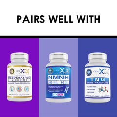 Genex Formulas NR serving-size panel notes 60 capsules per bottle.