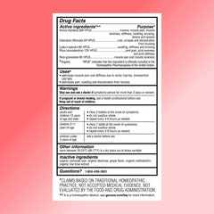 Genexa Arnica tablets made in USA with organic ingredients.