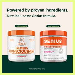 Genius Consciousness AlphaSize label signaling precise, science-backed ingredients.