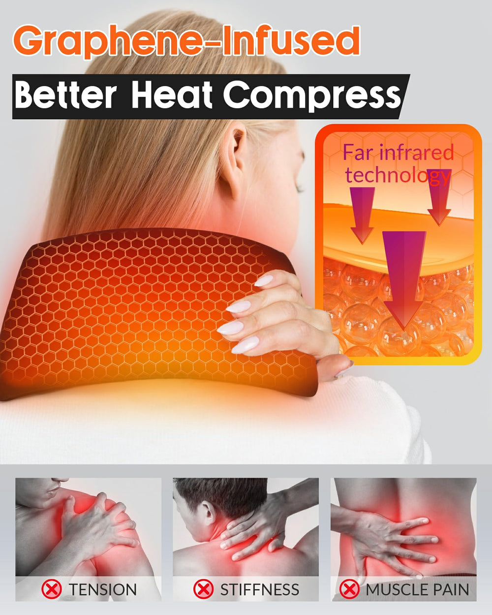 Genovega heated scarf gift box presentation for a thoughtful gift