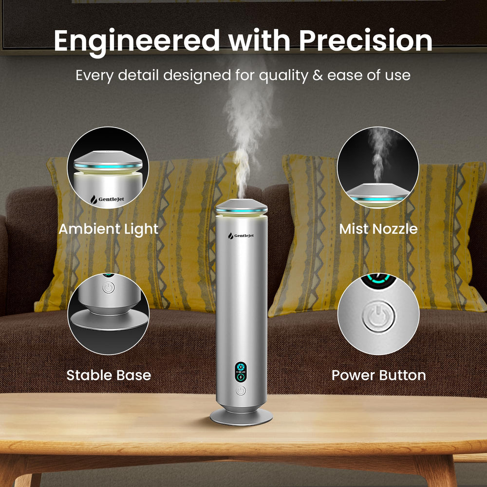 GentleJet MajesticMist remote control lets you adjust aroma from across the room