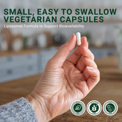 GenuinePurity Liposomal Spermidine 8mg USA-made badge signals trusted production.