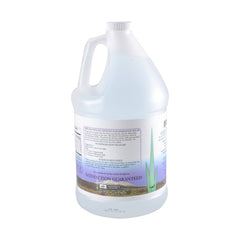 George's Aloe Vera Liquid measured with a cup for precise dosing.