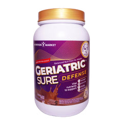 Geriatric Sure Defense Immune-Active powder in a jar supports daily protein and energy.