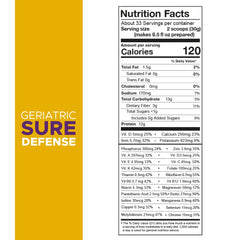 Geriatric Sure Defense Immune-Active scoop for precise daily dosing.