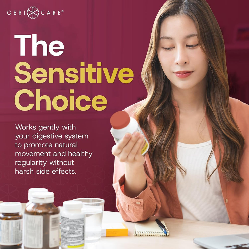 GeriCare dosage chart image highlighting 625 mg dosage on caplets