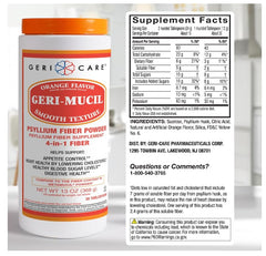 GeriCare Geri-Mucil 2-pack packaging for ongoing fiber support.
