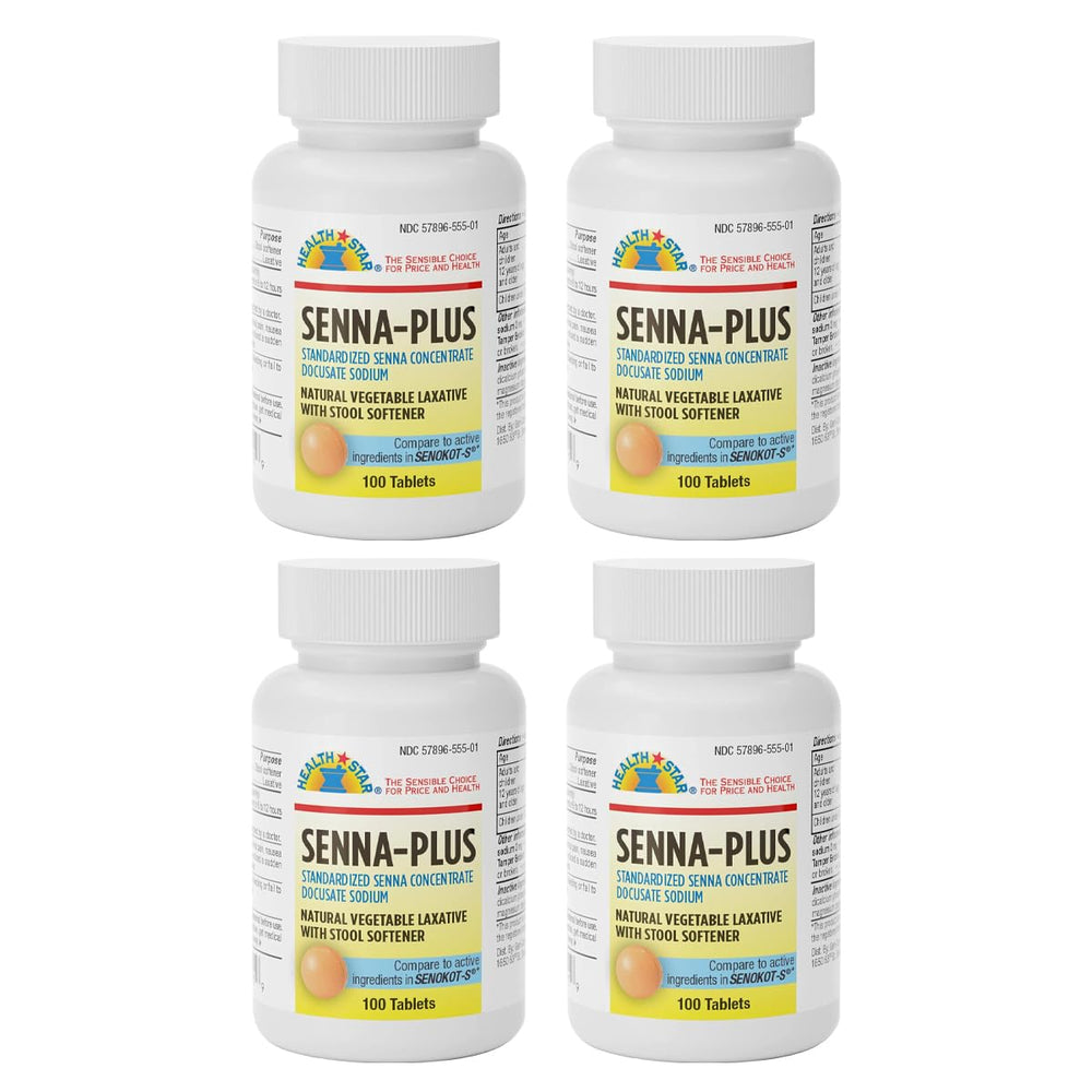 GeriCare Senna Plus bottle front showing the packaging for gentle constipation relief