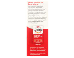Measuring cup included with Geritol for easy, accurate daily dosing.