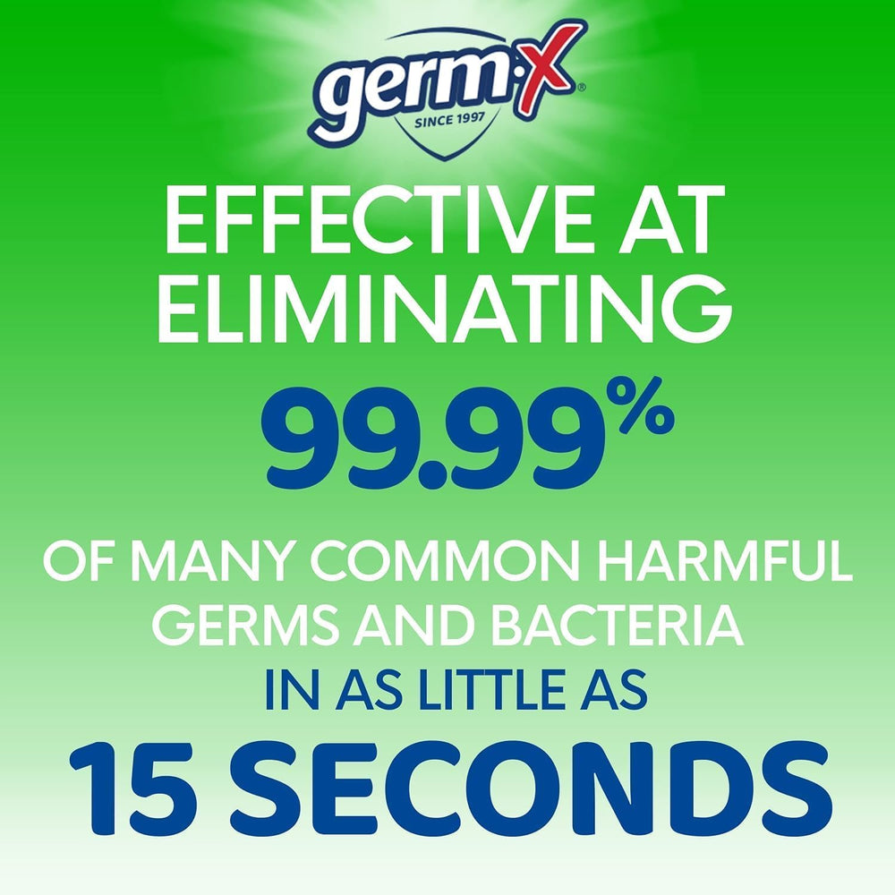 Aloe and Vitamin E in Germ-X for softer skin.