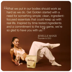 Get Golden vanilla protein powder nutrition facts — 21g protein per serving.