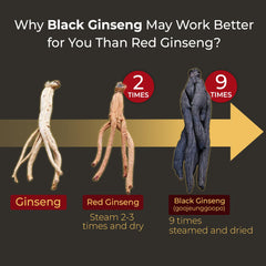GeumHeuk made-in-Korea black ginseng powder close-up for purity