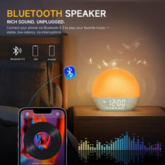 Geuuap Bluetooth 5.3 connection for wireless music playback.