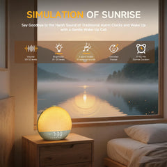 Geuuap White Noise Speaker enables distraction-free listening at night.