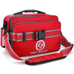 GEVOKE 500-piece emergency kit box with organized compartments