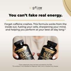 Gflow NAD+ with Resveratrol USA-made label